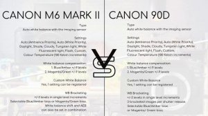 Canon EOS M6 Mark II vs Canon EOS 90D - Products comparison [Products]