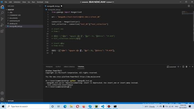 cơ bản về python và mongo db смотреть онлайн