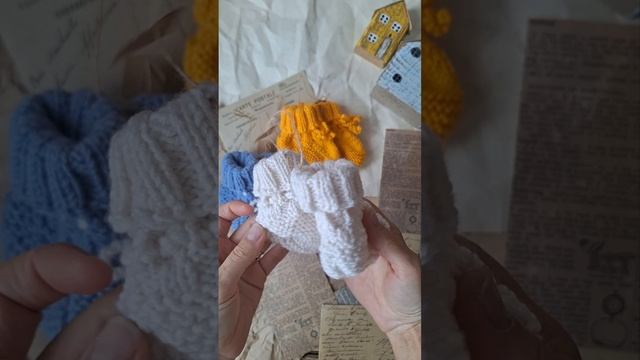 Пинетки для новорождённых малышей