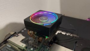 Установил башню кулер от ЦПУ на ноутбук Lenovo Legion 5 для майнинга (процессор + видеокарта)