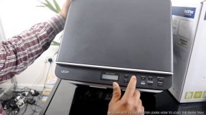 BROTHER DCP- 1612W PRINTER LEARN HOW TO LOAD THE PAPER TRAY