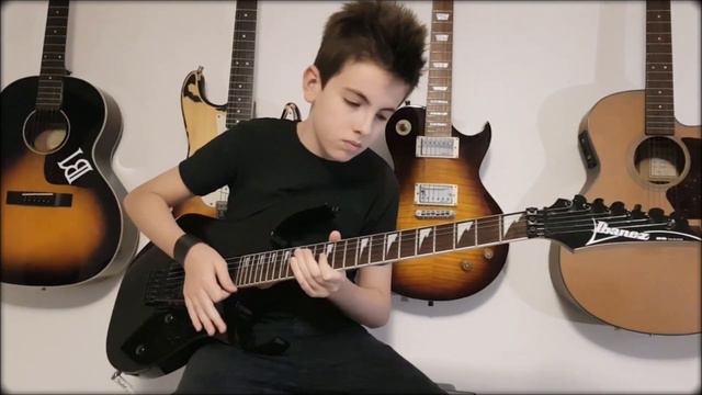 BON JOVI - Runaway Solo (Guitar Cover by Baron Michaels) смотреть онлайн