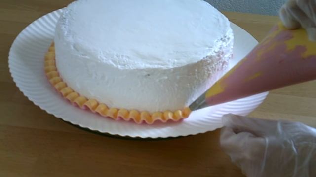 Рюши 2- х цветные, насадкой роза волна 116. Сake decoration, nozzle for cake  116