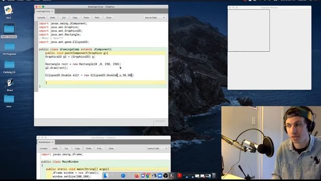 Java Drawing an Ellipse смотреть онлайн