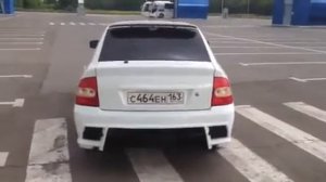 Тюнинг стайлинг обвес "Лекс" на Лада Приора