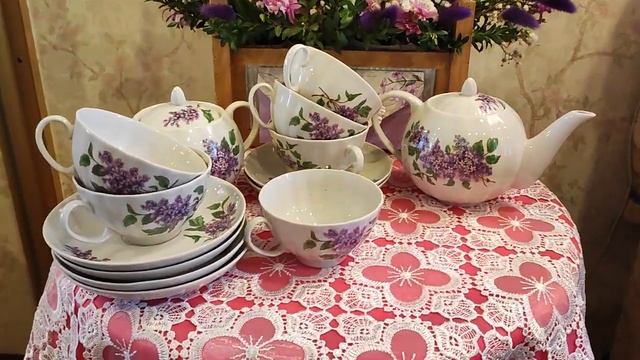 ??Распаковка ??сервиза ??ДУЛЁВО ?"СИРЕНЬ"?? смотреть онлайн