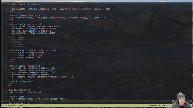 making a real terminal ui password manager | ruby, neovim, tmux смотреть онлайн