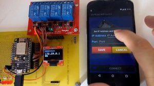 ESP8266 WiFi Control with Android App.