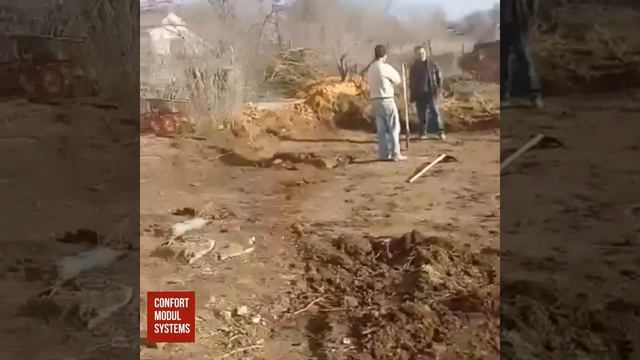 Подготовка фундамента и строительство объекта в Крыму.