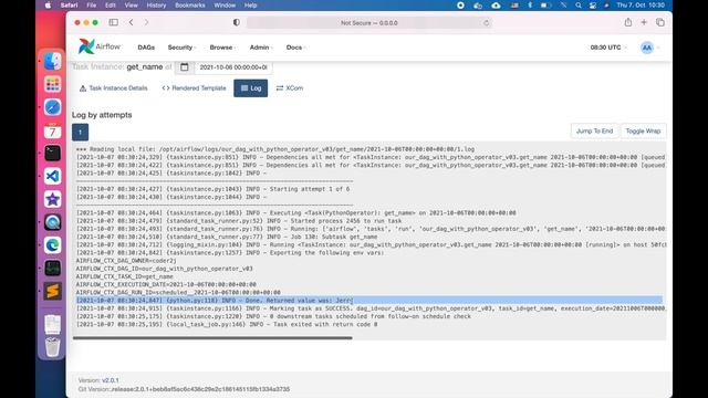 Airflow Python Operator and XCom: Airflow Tutorial P6