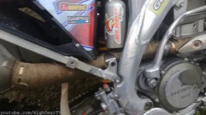 Honda CRF 450 R Akrapovic Exhaust System Sound