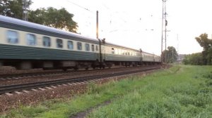 Пассажирский поезд №055ч Москва-Баку.