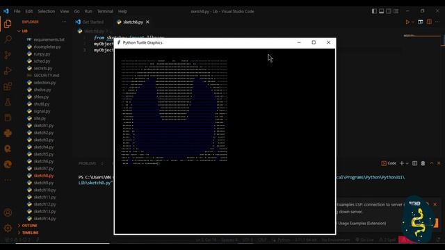 Ironman Mask Using Python Sketchpy Code | Python Programming Hub