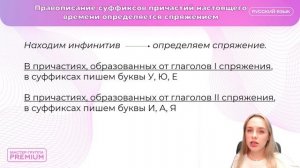 Правописание личных окончаний глаголов и суффиксов причастий. Задание №12