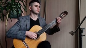 Давид Тухманов. Соловьиная роща (на гитаре). Обработка Олега Копенкова