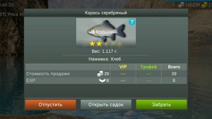 29) My Fishing World Карась обыкновенный без прилова!?