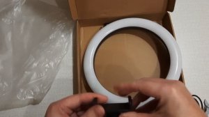 Распаковка | Aliexpress | Кольцевая светодиодная лампа