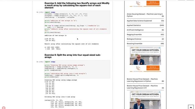 NumPy & Python Crash Course
