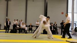 Hokutoryu jujutsu SM 2015 men -94kg semifinal, round 1/2. Pesola.