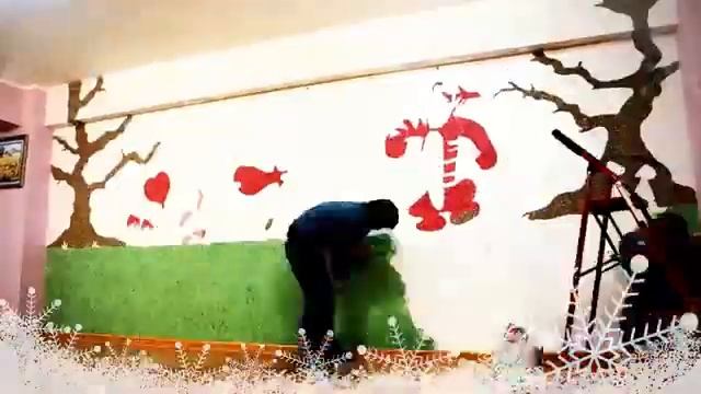 Видео про жидкие обои (шелковая штукатурка) SILK PLASTER от дилера  из Монголии