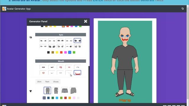 DEMO Avatar Generator APP смотреть онлайн
