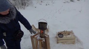 Печь щепочница LIXADA.