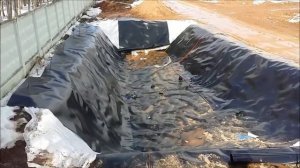 Гидроизоляция пруда