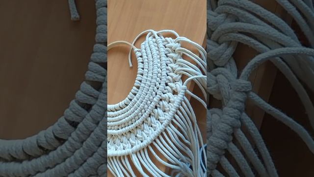 Making a beautiful bag with handles, DIY macrame purse tutorial