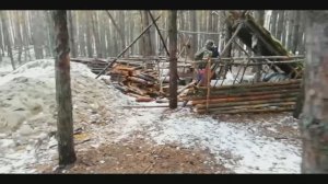 Поход с детьми в конце зимы. Воронежская область(окрестности деревни Есипово).Выживание.