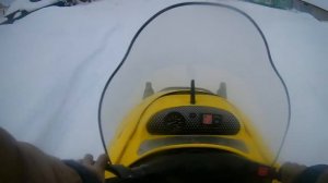 Небольшая покатушка на снегоходе тайга!