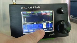 Приёмник Малахит-DSP-3.Сигналы точного времени на частоте 14.995khz.
