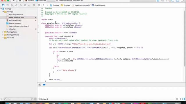 Türkçe Swift Programlama - Güncel Döviz Kuru Uygulaması (Json ile) смотреть онлайн