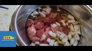 СУП С ГРЕЧКОЙ И C МЯСОМ/BUCKWHEAT SOUP WITH MEAT.