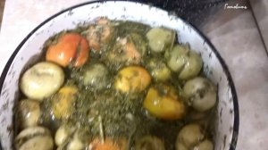 Зеленые квашеные помидоры - закуска, которая разлетается вмиг!