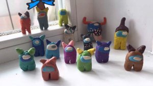 AmongAS из пластелина