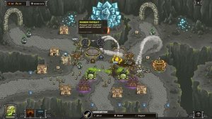 Прохождение Kingdom Rush Frontiers Veteran - Level 15 Янтарные глубины  3 Stars