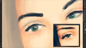 Speedpainting #4 рисунок девочки с изменением цвета волос