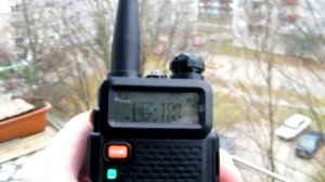 Baofeng UV-5R - сигналы спутника NOAA-19