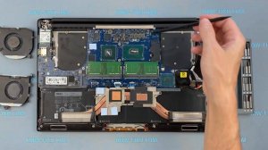 Dell XPS 15 9570 Disassembly, fan cleaning and thermal paste replacement