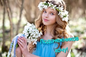 Я подснежников хочу! Ольга Рыбникова