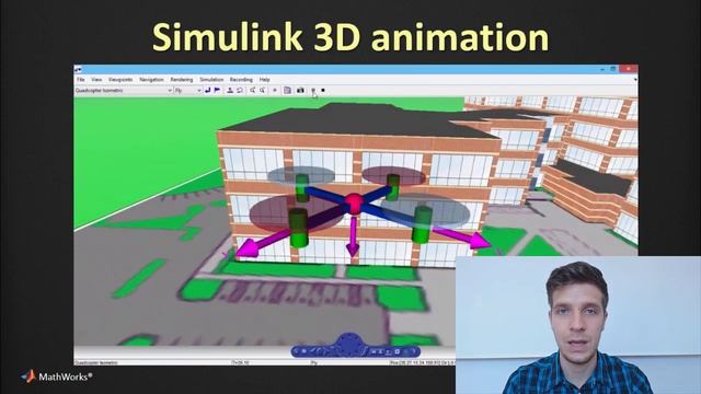 Разработка мультикоптеров в Simulink смотреть онлайн