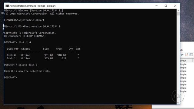 How to Delete the Undeletable using Diskpart (Disk Partition) in Windows 10 смотреть онлайн