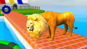 Cow Mammoth Elephant Gorilla Lion Hippo Guess The Right Key ESCAPE ROOM CHALLENGE Animals Cage Game