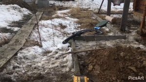 Монтаж труб водопровода с греющим кабелем.