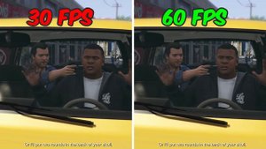 30 FPS vs 60 FPS GTA 5