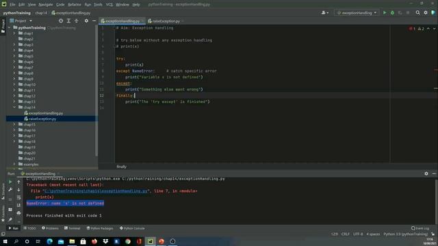 Introduction to Python Exception (Chap14)