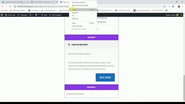 Version 1.0 - How To Use Awesome Checkout Templates WordPress WooCommerce Plugin?