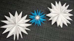 Объемные и красивые снежинки из бумаги на Новый год