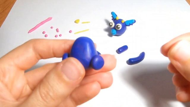 Как слепить из пластилина Дракончика?\Видео лепка/лепим животных смотреть онлайн