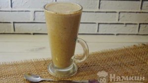 Коктейль из кефира и отрубей